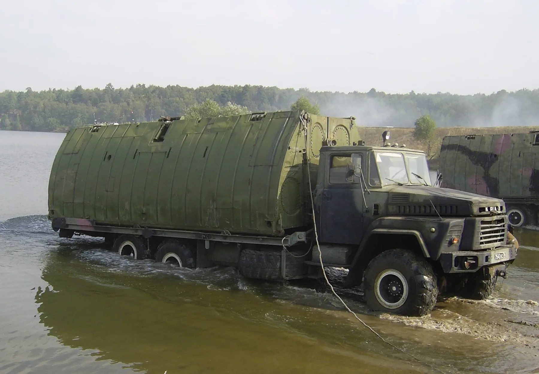 Понтонный парк специальный ППС-84 на шасси КрАЗ-260