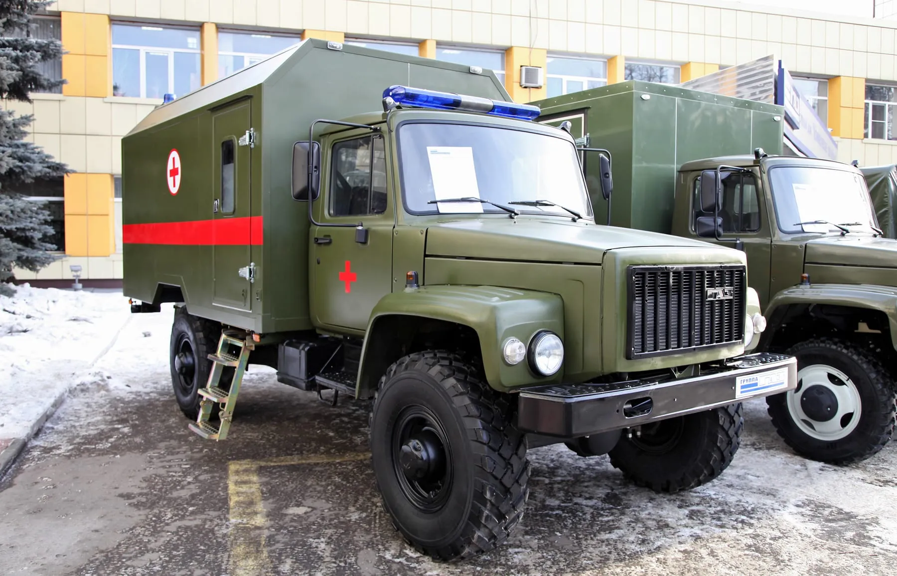 Медицинский эвакуационный комплекс ГАЗ-33081-1091 на базе дизельного «Садко»