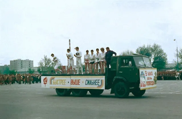 КамАЗ-5320 на праздновании Дня Победы в Миловице, 1984 год