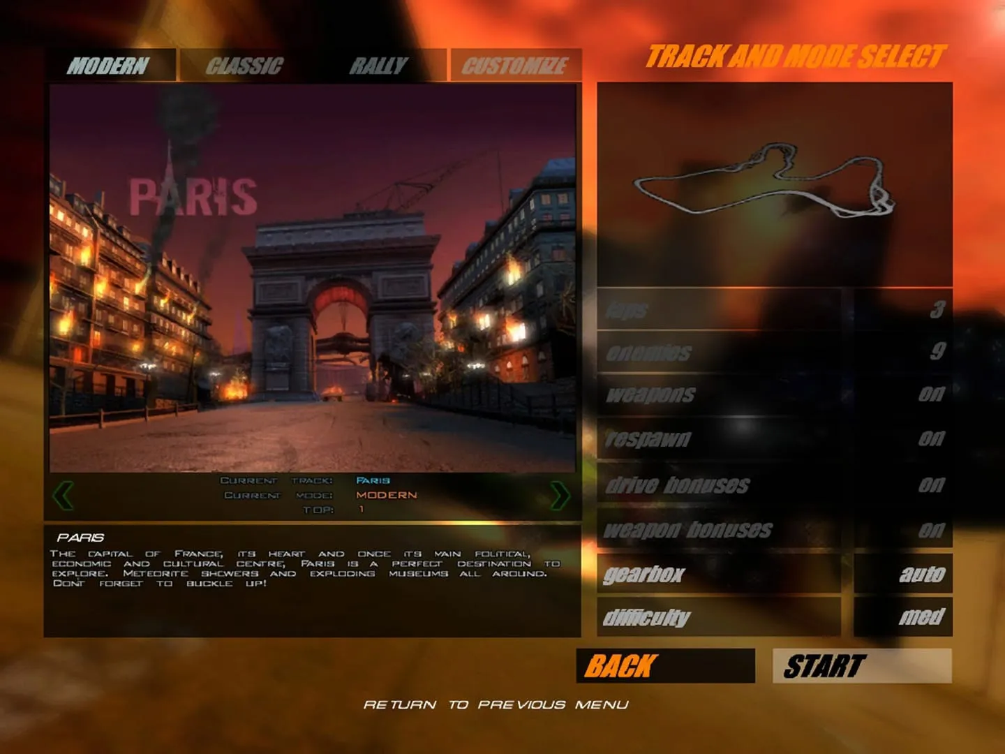 Death Track®: Resurrection: кадр из игры