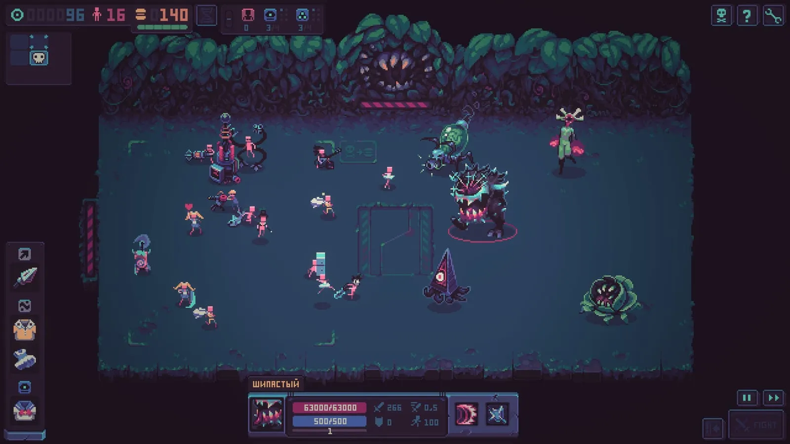 Despot's Game: Dystopian Battle Simulator: кадр из игры