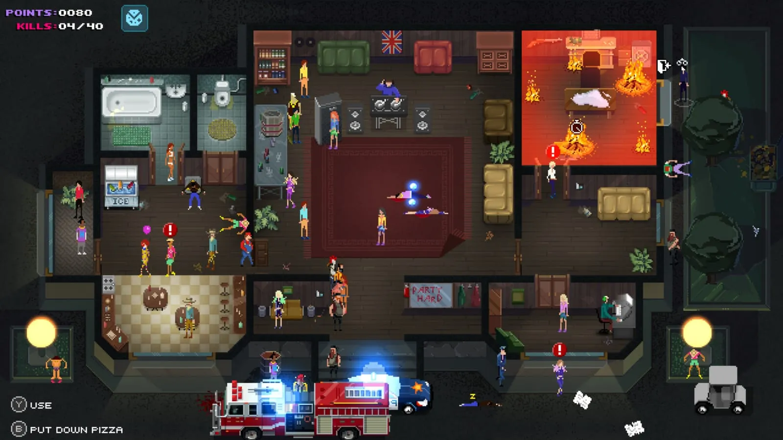 Party Hard: кадр из игры