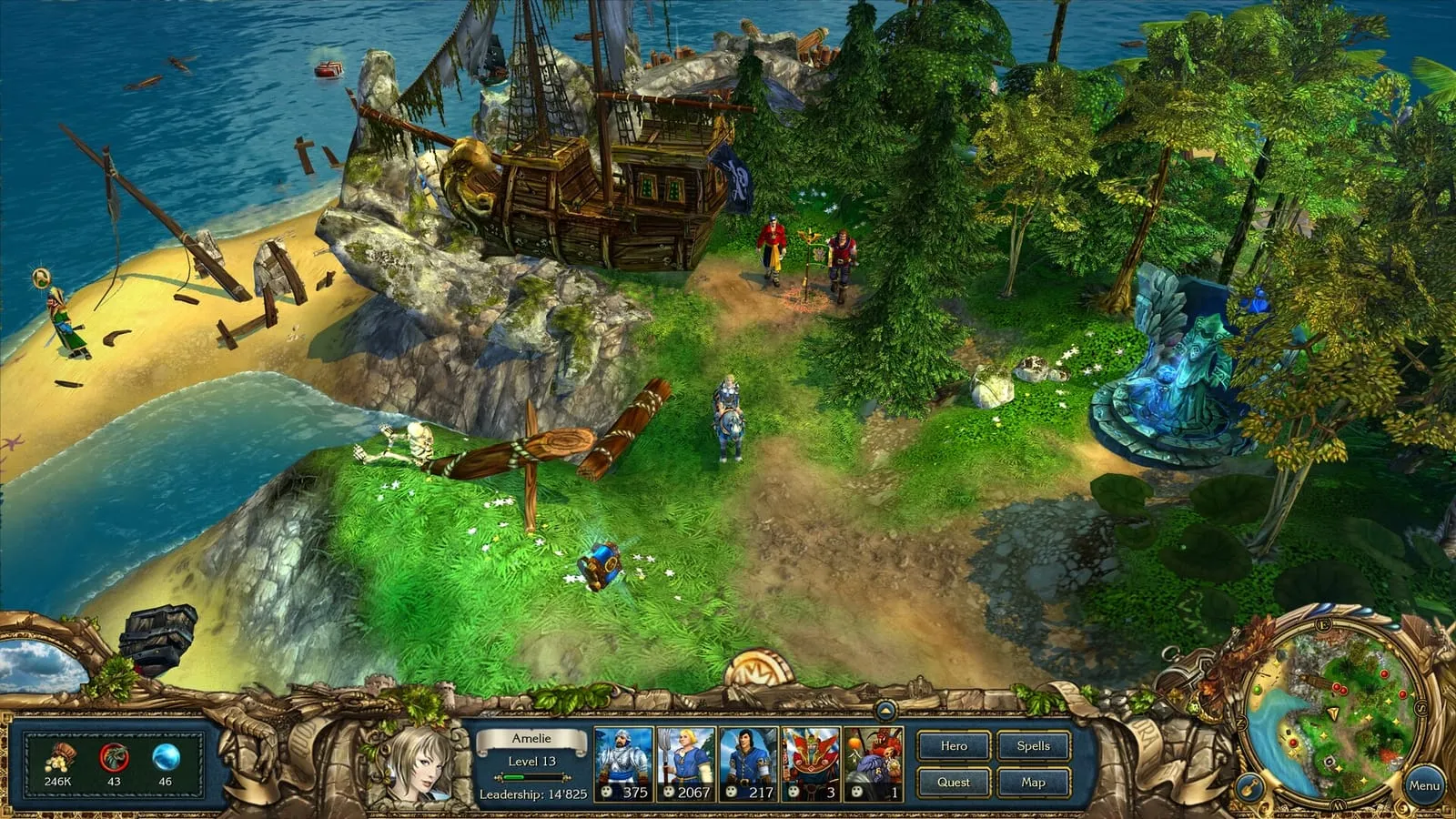 King’s Bounty. Перекрёстки миров: кадр из игры