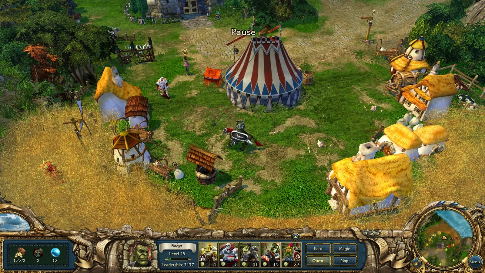 King’s Bounty. Тёмная сторона: кадр из игры