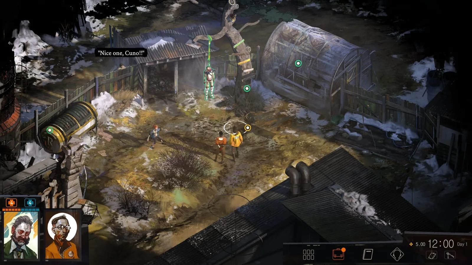 Disco Elysium - The Final Cut: кадр из игры