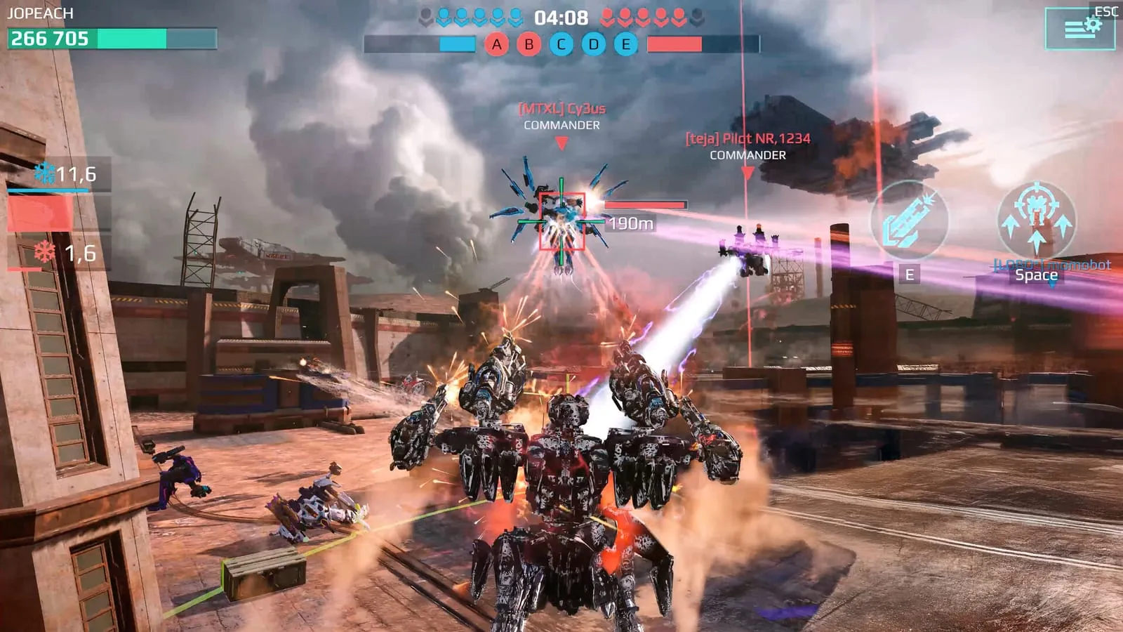 War Robots: кадр из игры
