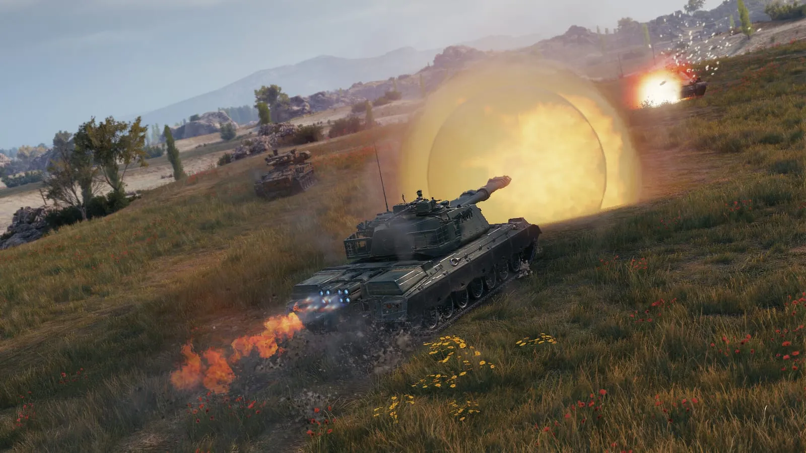 World of Tanks: кадр из игры