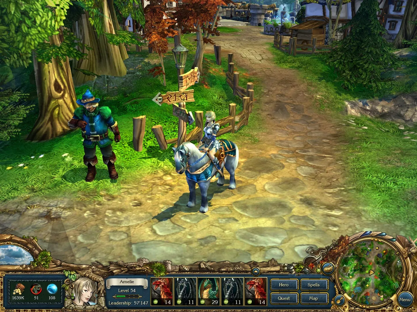 King’s Bounty. Принцесса в доспехах: кадр из игры