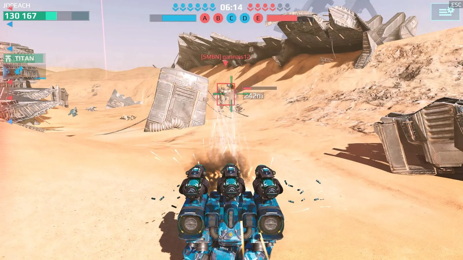 War Robots: кадр из игры