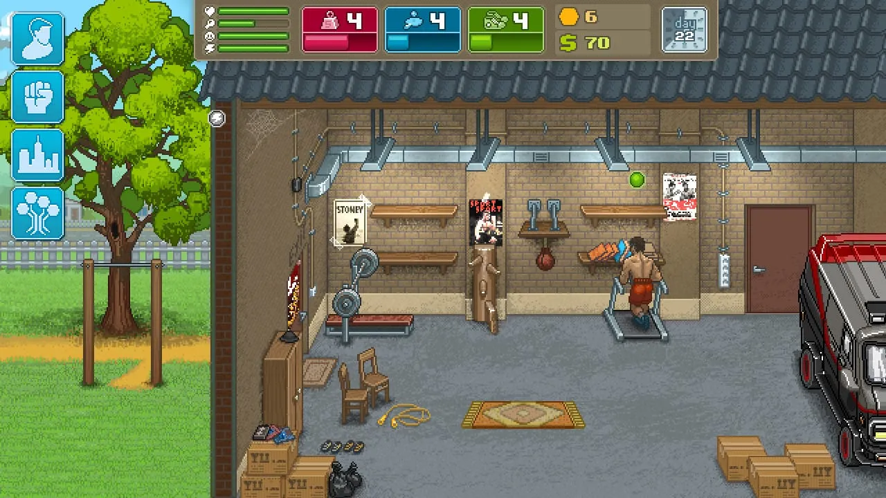 Punch Club: кадр из игры