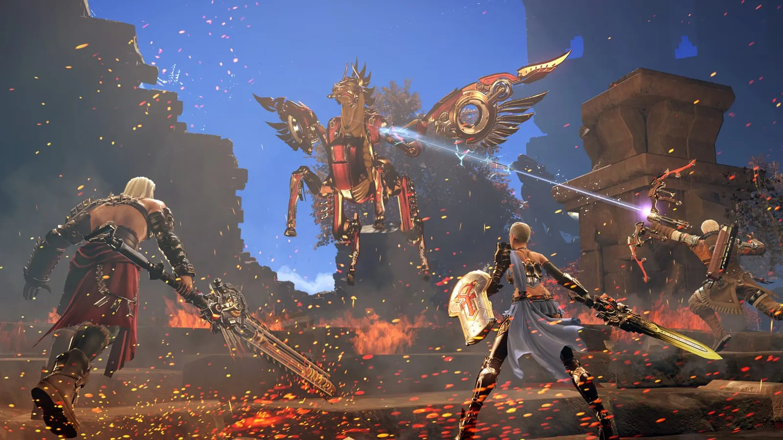 Skyforge: кадр из игры