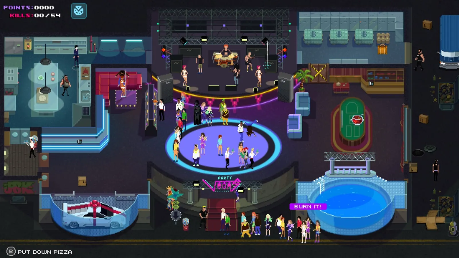 Party Hard: кадр из игры