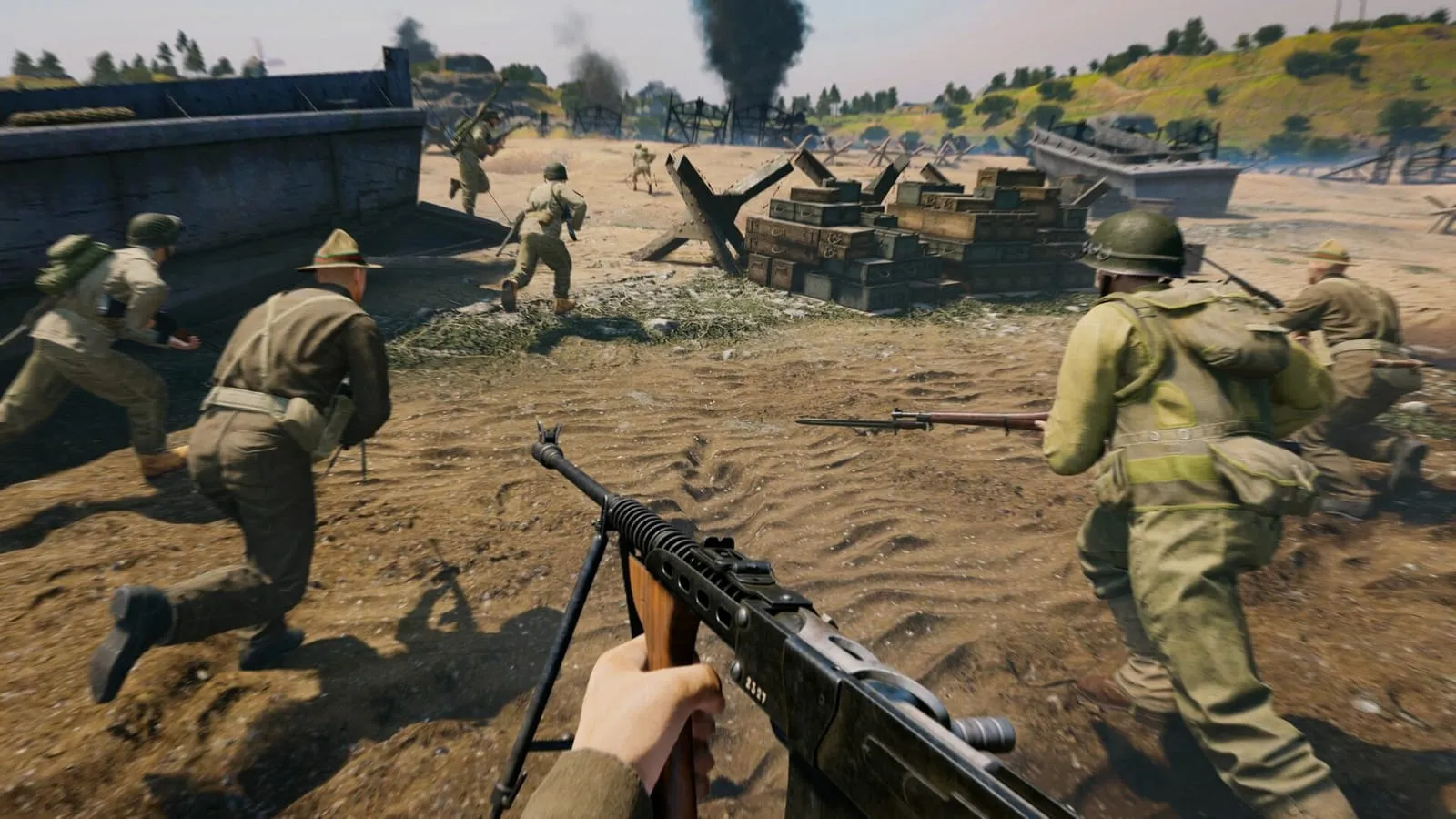 Enlisted: кадр из игры