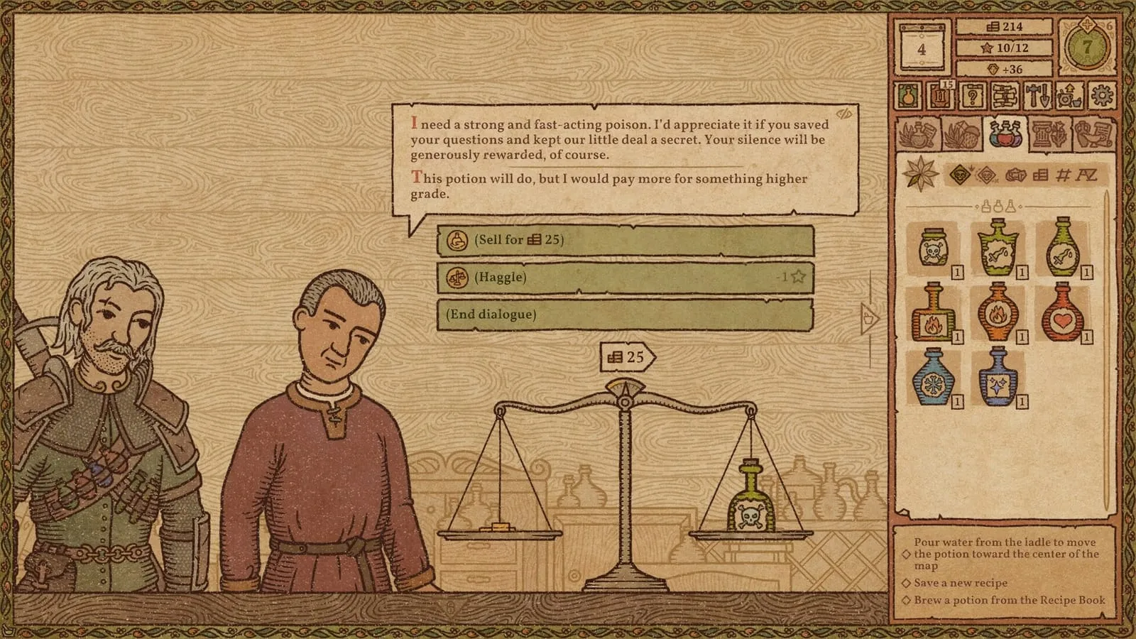 Potion Craft: Alchemist Simulator: кадр из игры