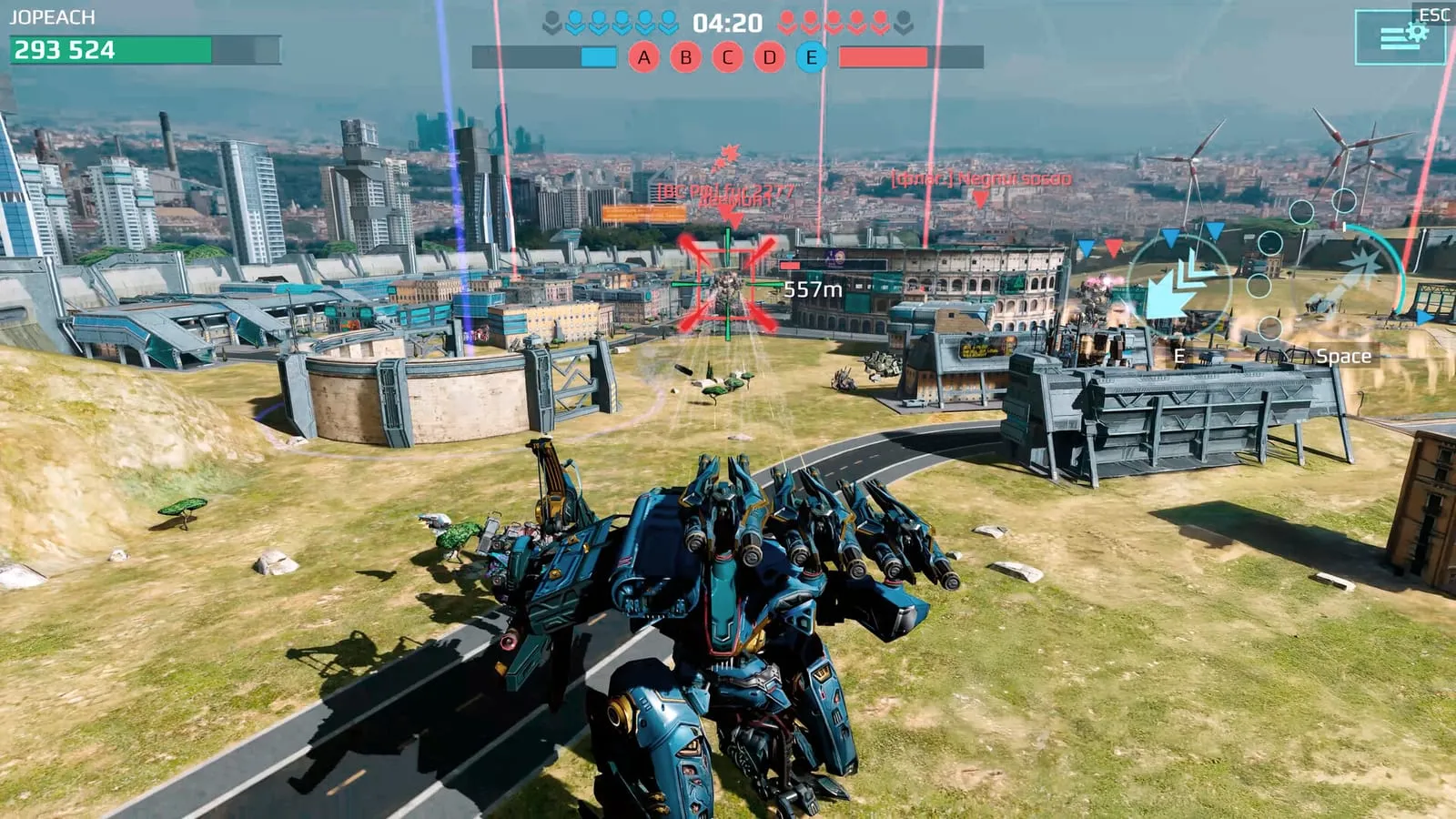 War Robots: кадр из игры