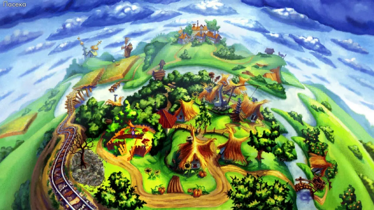 Петька и Василий Иванович Спасают Галактику. Перезагрузка: кадр из игры
