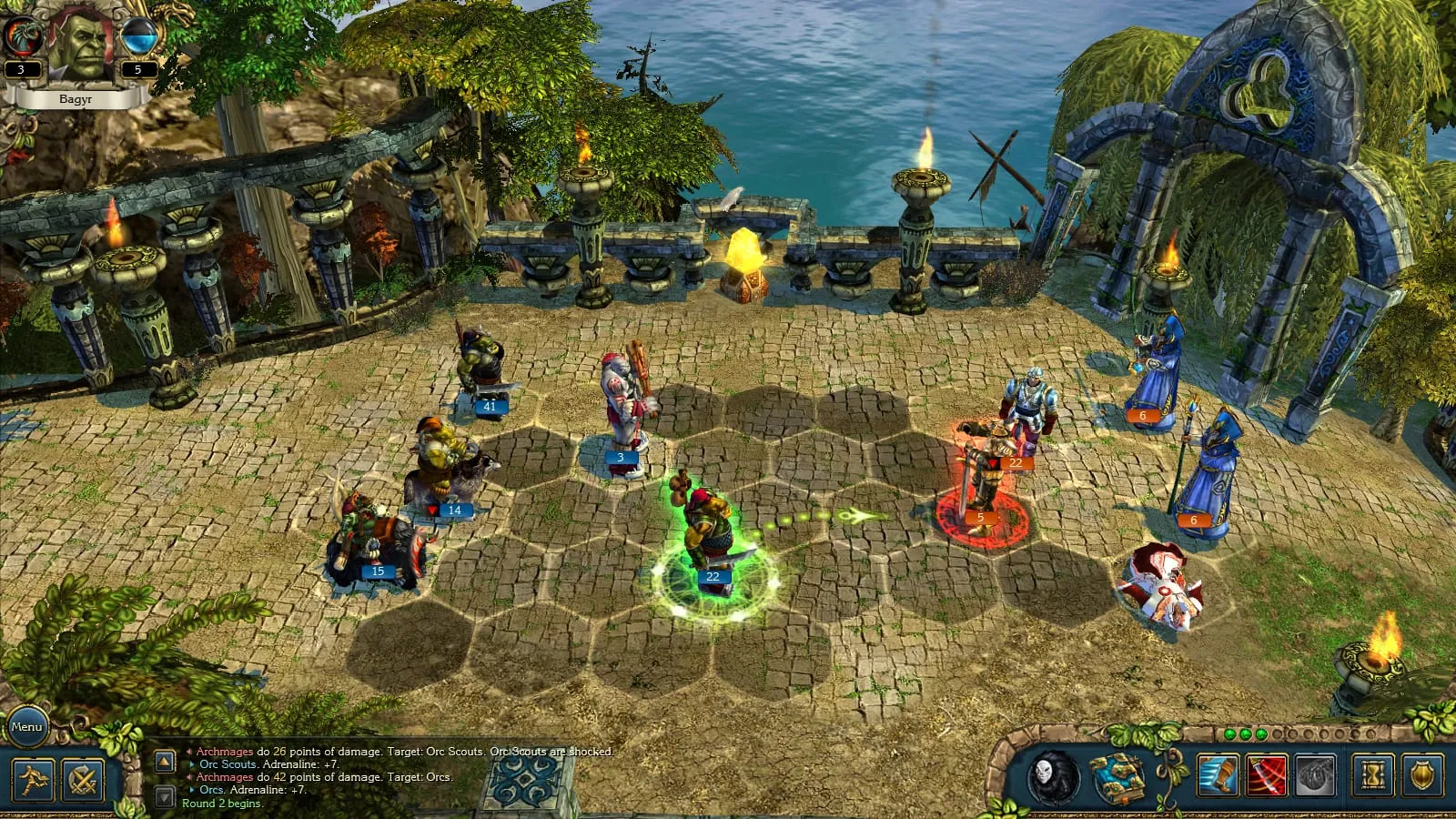 King’s Bounty. Тёмная сторона: кадр из игры