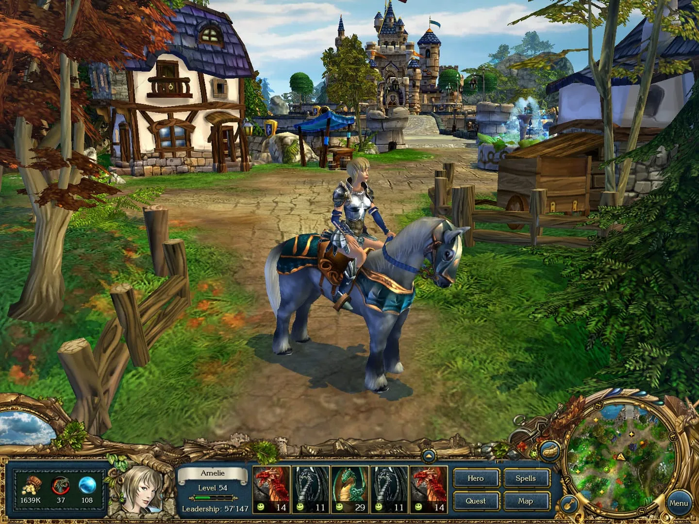 King’s Bounty. Принцесса в доспехах: кадр из игры