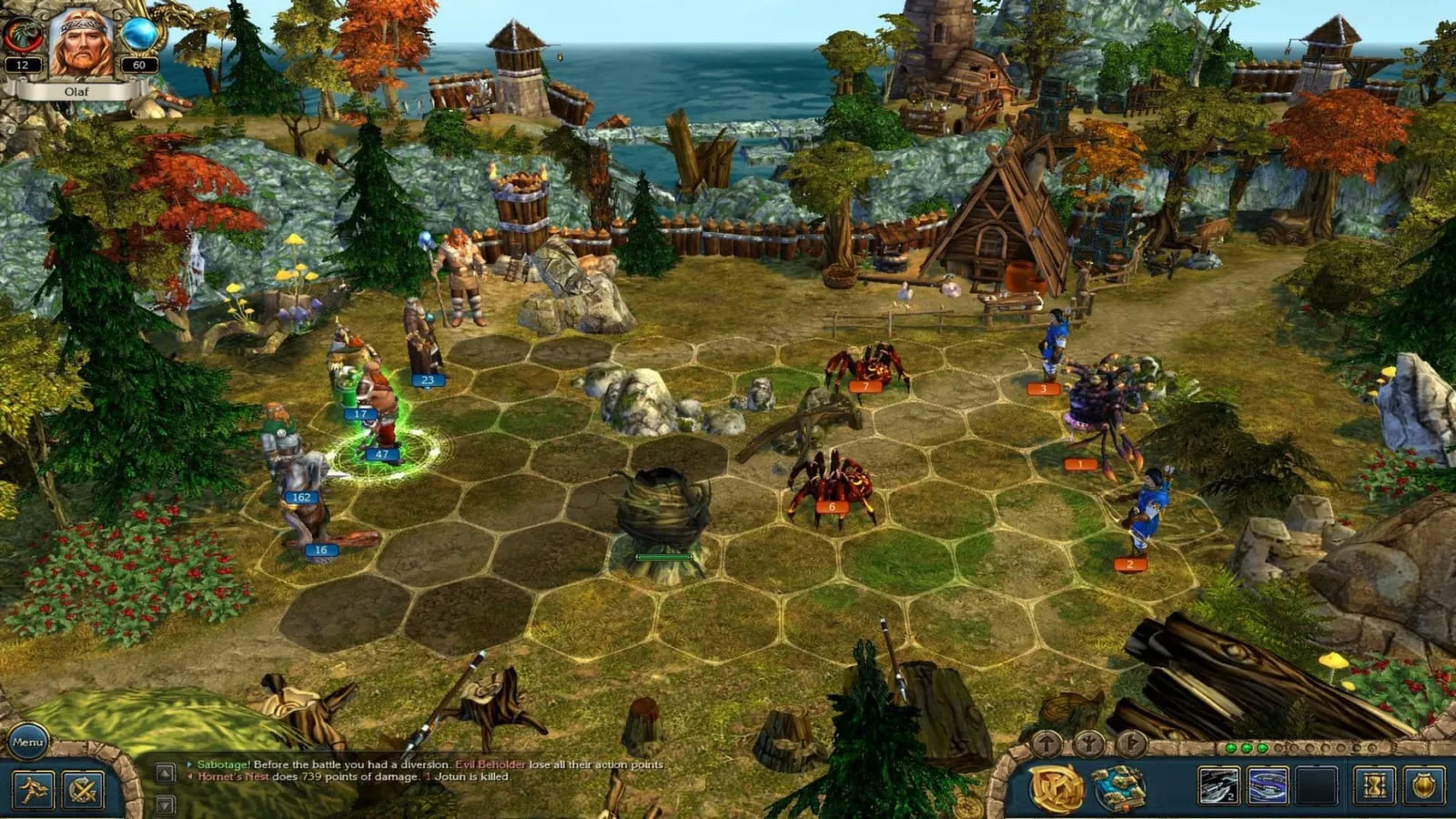 King’s Bounty. Воин Севера: кадр из игры