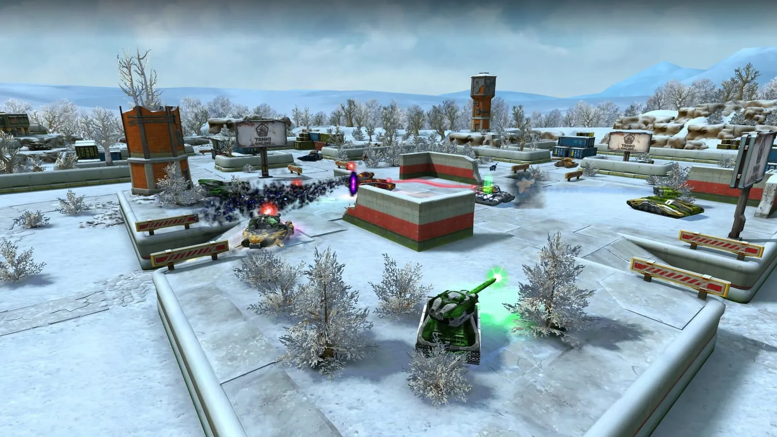 Tanki Online: кадр из игры
