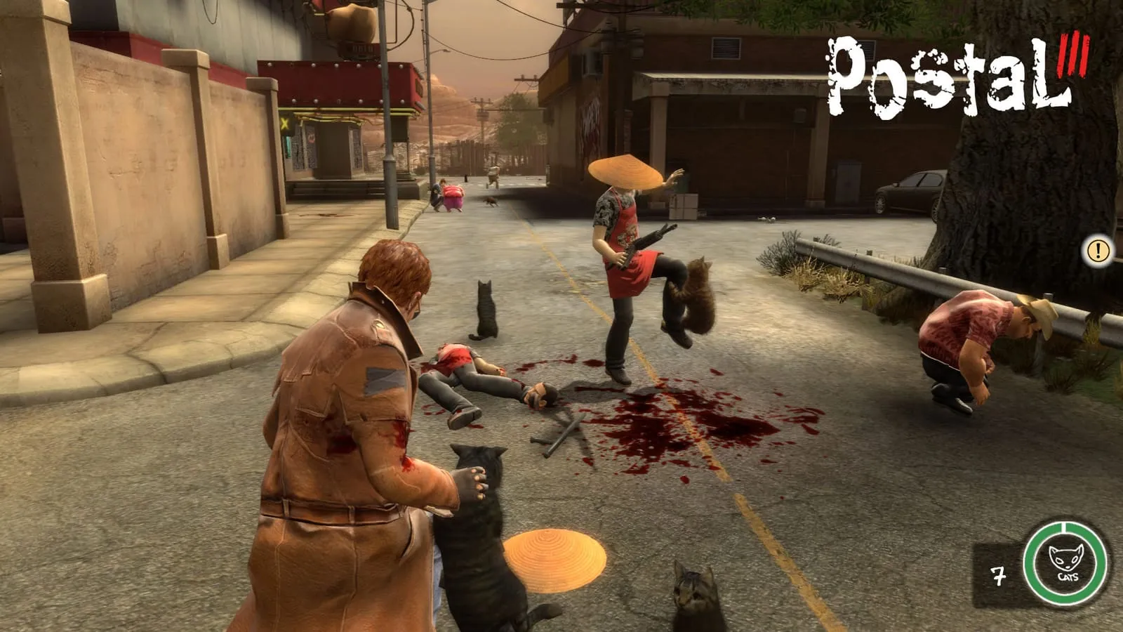 Postal III: кадр из игры