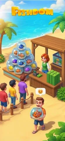 Fishdom: кадр из игры