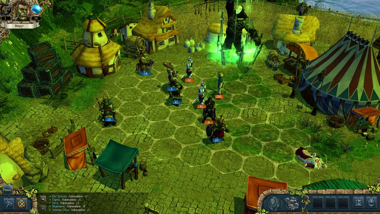 King’s Bounty. Тёмная сторона: кадр из игры