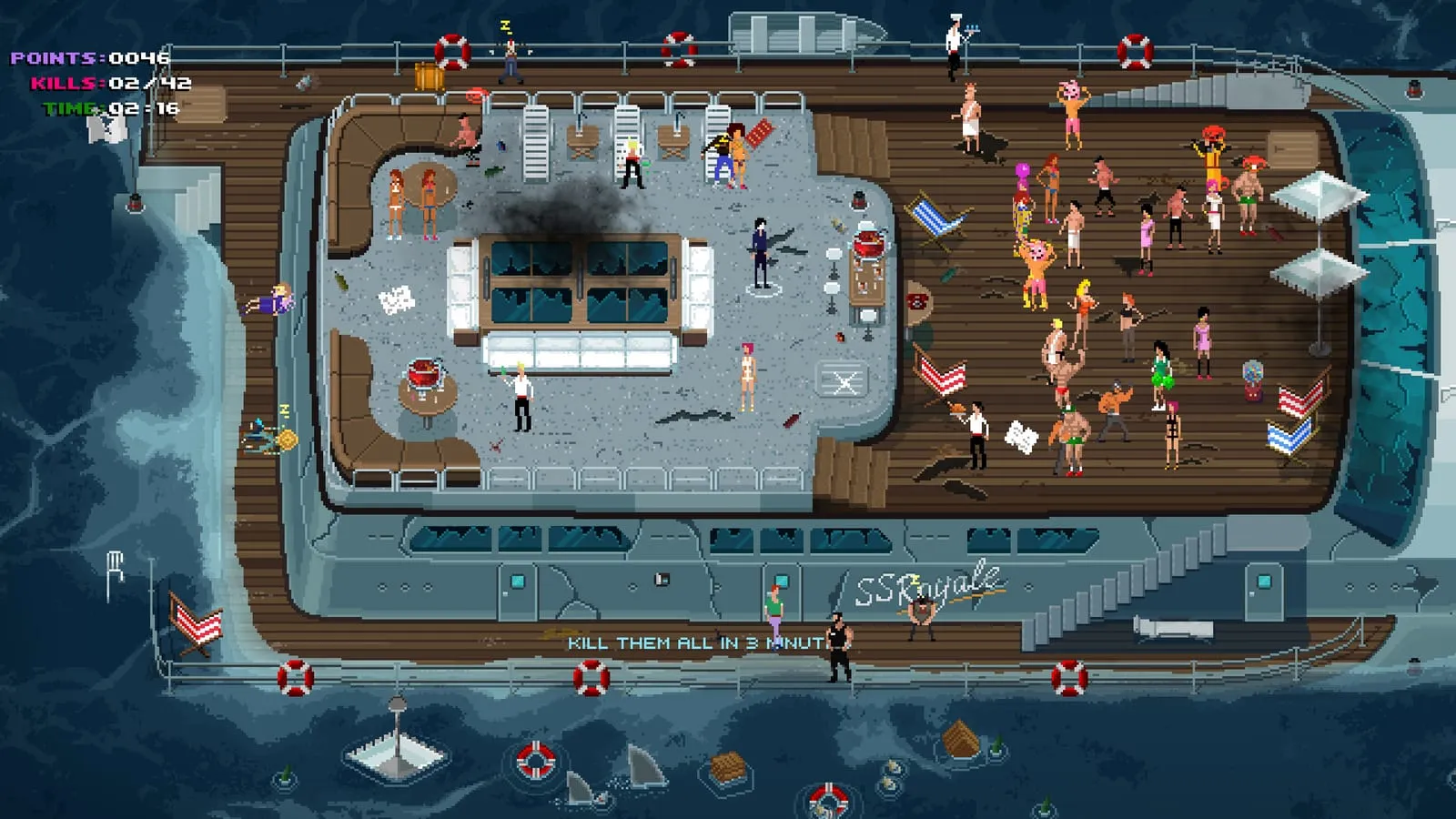 Party Hard: кадр из игры