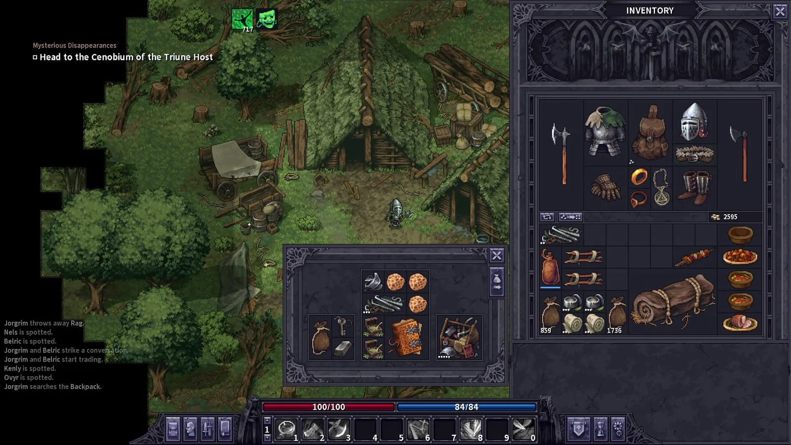 Stoneshard: кадр из игры