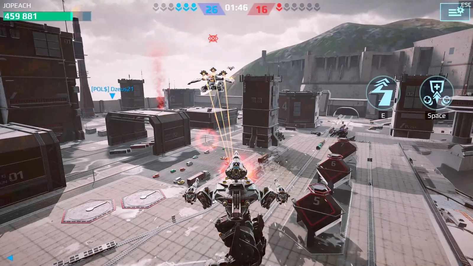 War Robots: кадр из игры
