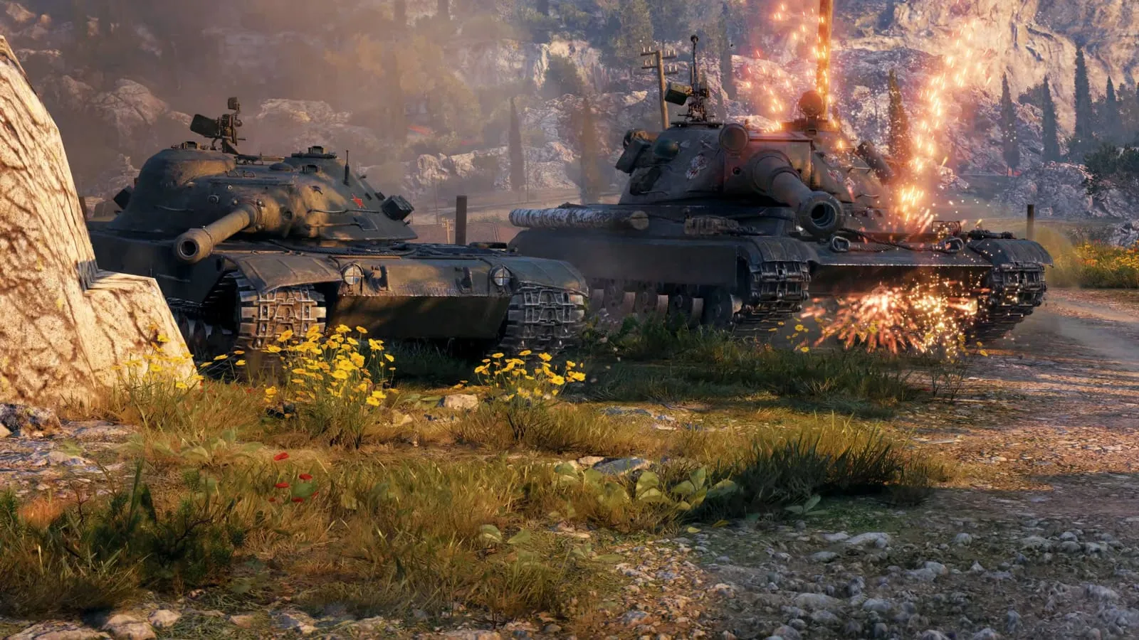 World of Tanks: кадр из игры