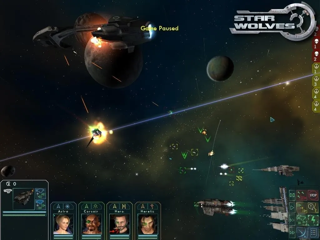 Star Wolves: кадр из игры