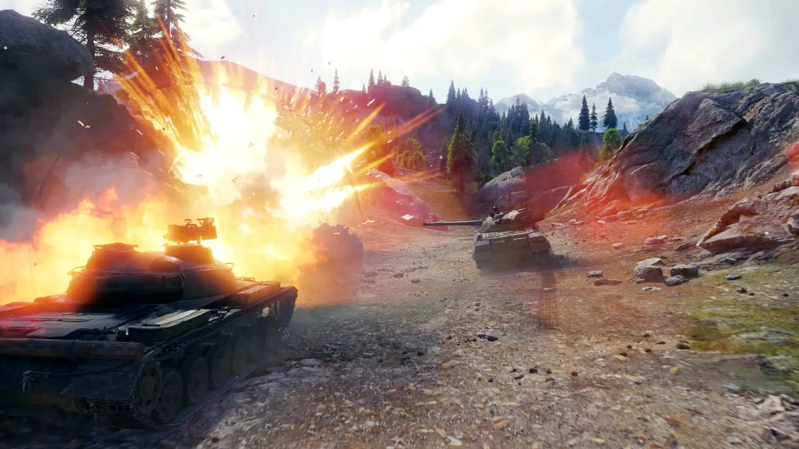 World of Tanks: кадр из игры
