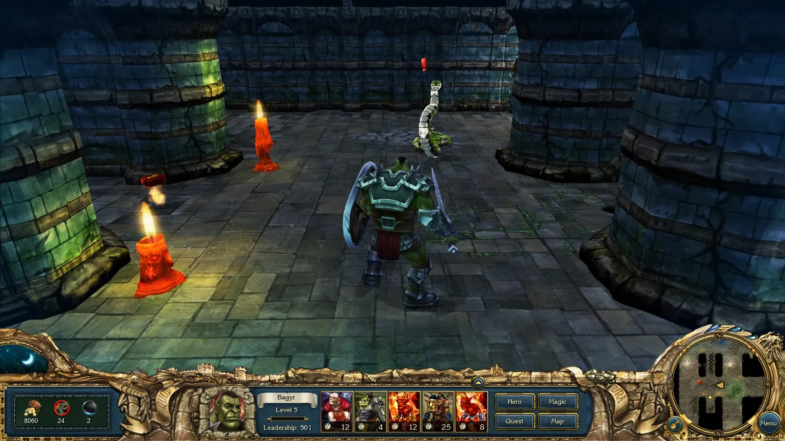 King’s Bounty. Тёмная сторона: кадр из игры