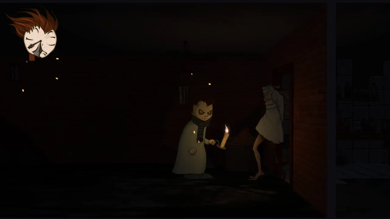 Knock-knock: кадр из игры
