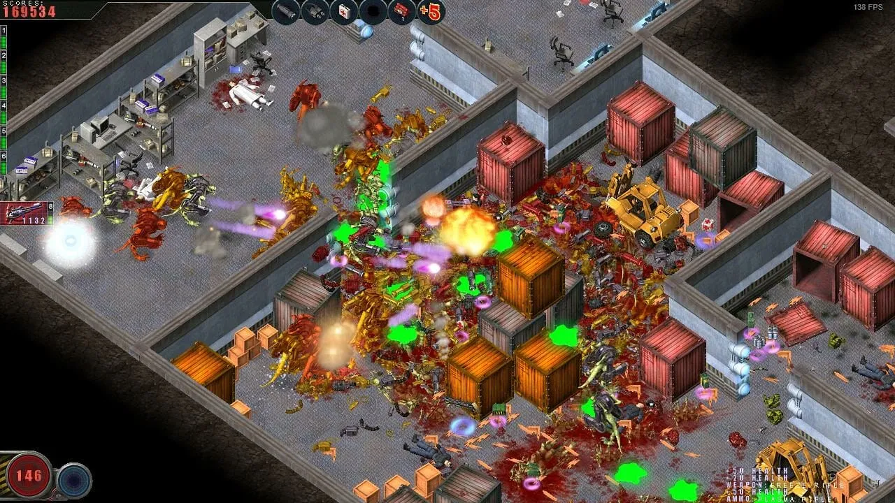 Alien Shooter: кадр из игры